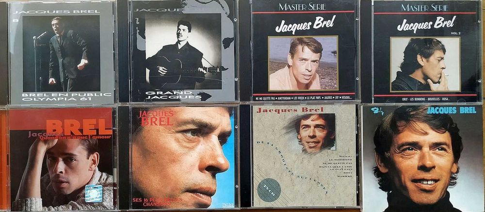 Jacques Brel - zestaw płyt CD + DVD + winyl podwójny
