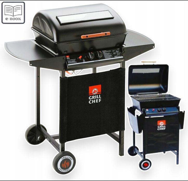 Grill gazowy Grill Chef Nowy z wężem gazowym