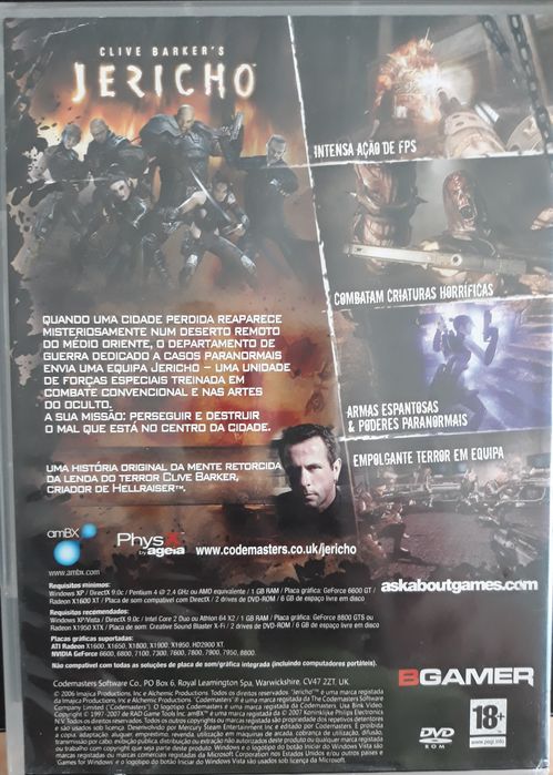 Jogo PC Clive Barker's Jericho