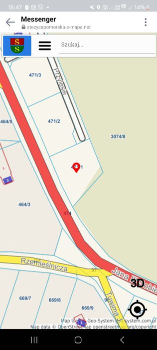 Działka budowlana w Stężycy