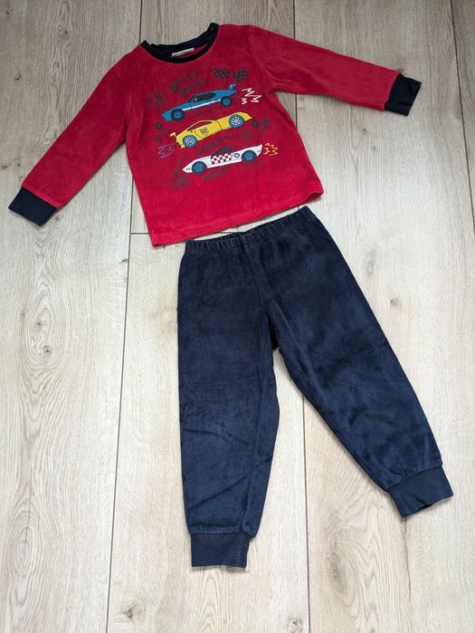 Miękka zimowa piżama/ komplet na chłopca r.98