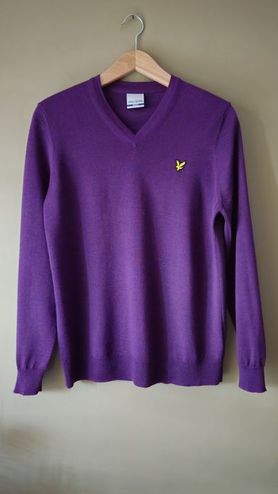 Sweter Lyle & Scott z merino wool  rozmiar M  medium