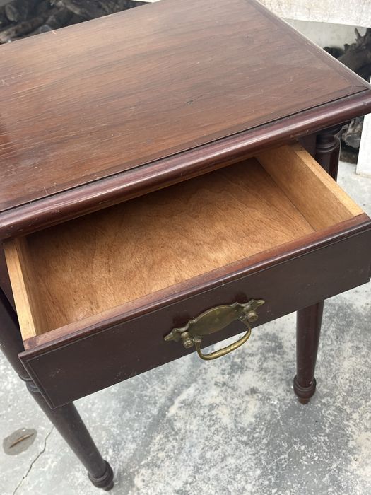 Mesas de cabeceira vintage madeira