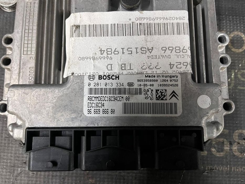 Centralina usada BOSCH 0 281 01 33 34 PEUGEOT 3008 1.6 HDI EDC16C34