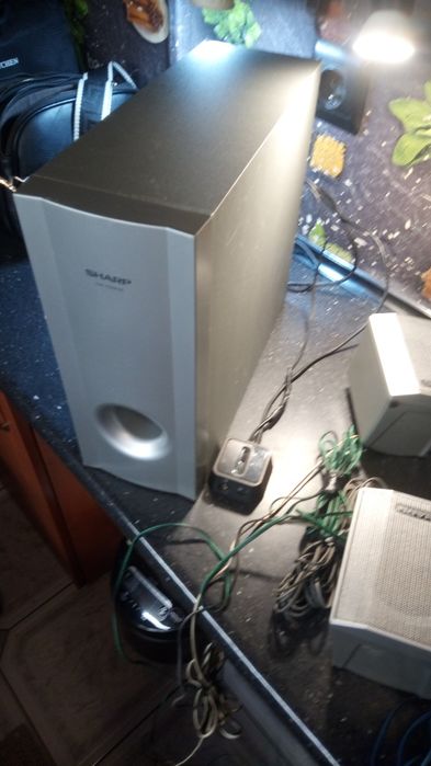 Głośniki Zestaw Głośników 6 szt SHARP komplet z pełnym okablowaniem