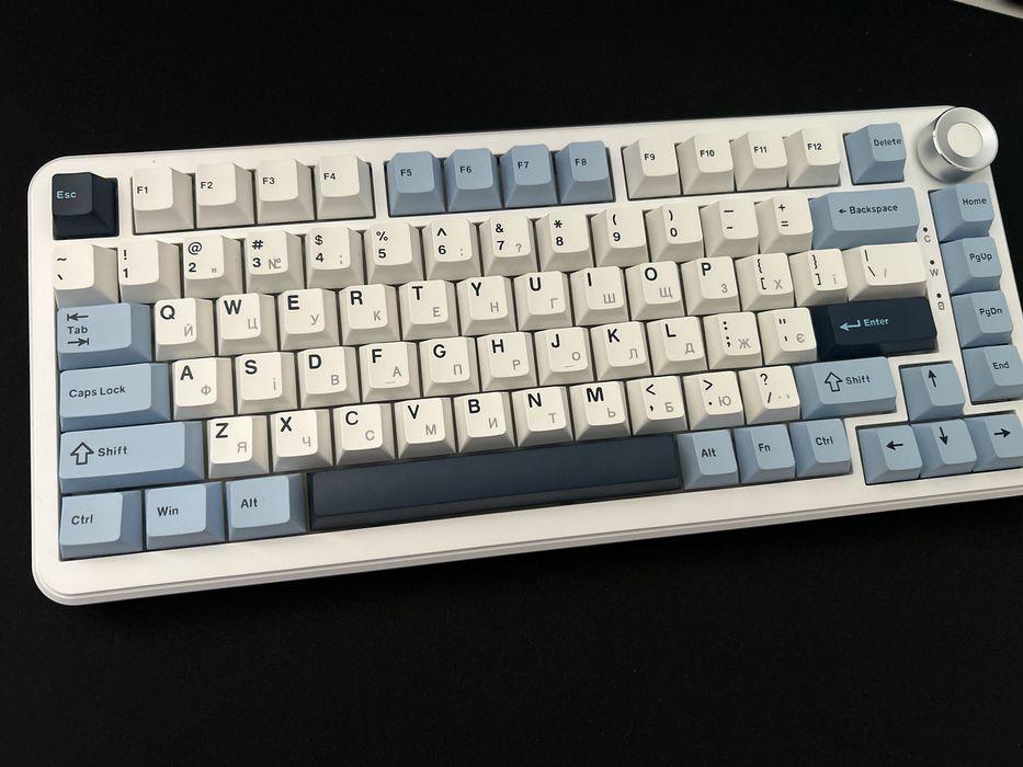 Ajazz AK820 MAX PLUS Daydream Blue-White-Dark Blue — Новая