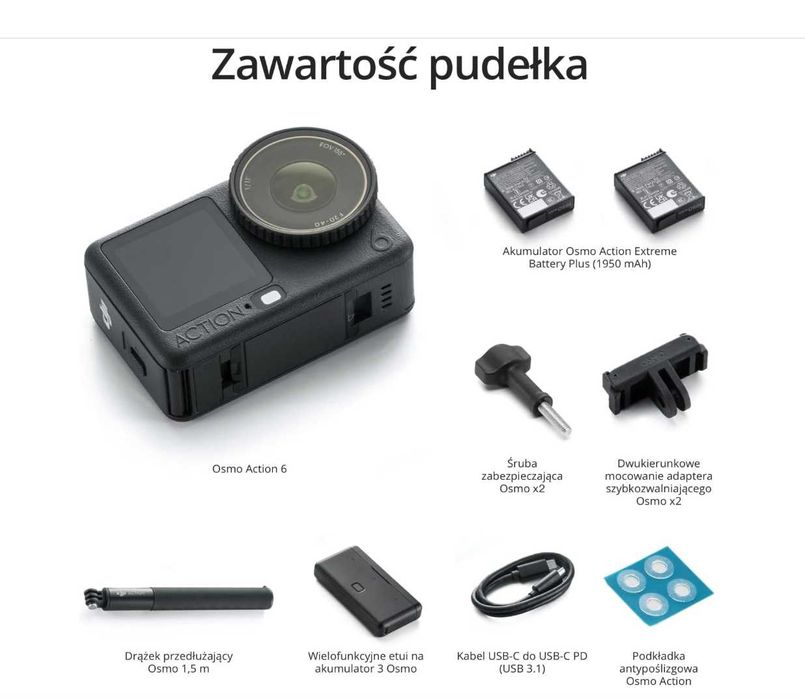 DJi Osmo Action 6 Enhanced Combo