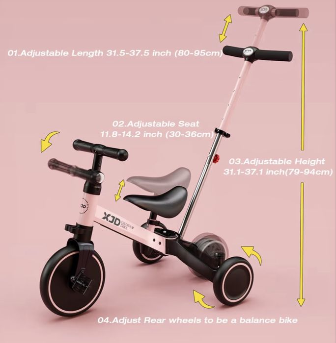 Triciclo / Bicicleta infantil evolutiva