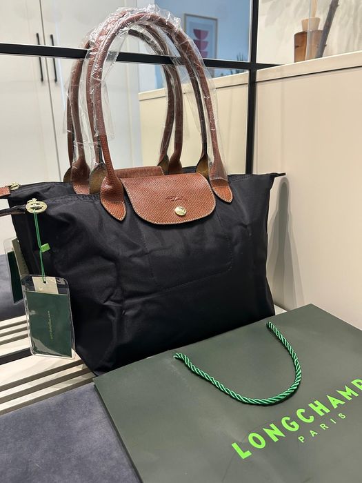Longchamp torebka czarna M