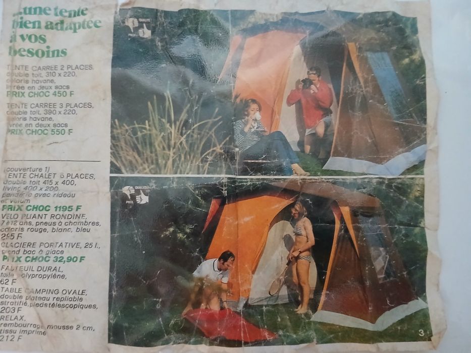 Tenda de Campismo Usada uma só vez.