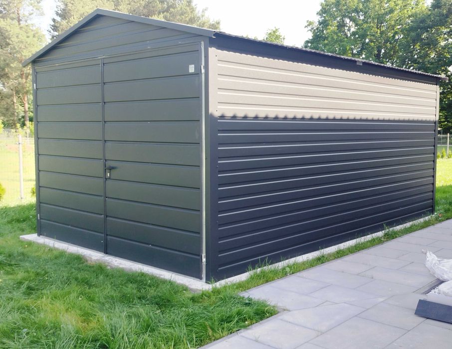 Garaż Blaszany Złoty Dąb + Grafit HIT NISKA CENA