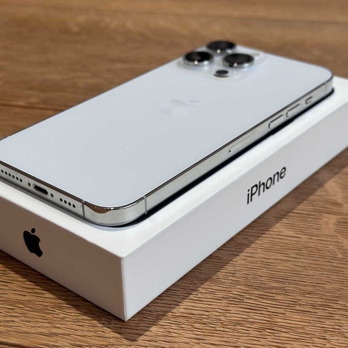 Apple iPhone 14 Pro Max 128GB Silver Srebrny Idealny Bat 100% Gwarancja