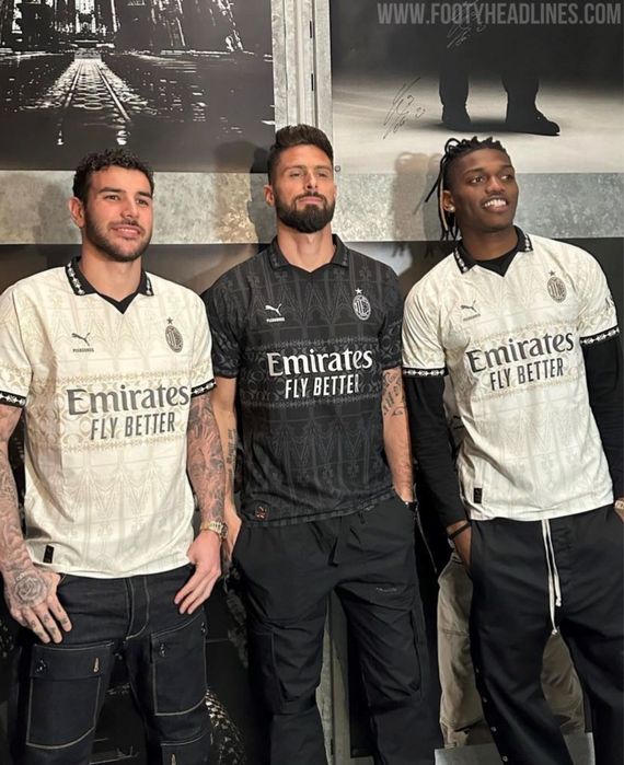 Camisola versão especial ac milan puma x pleasures branca