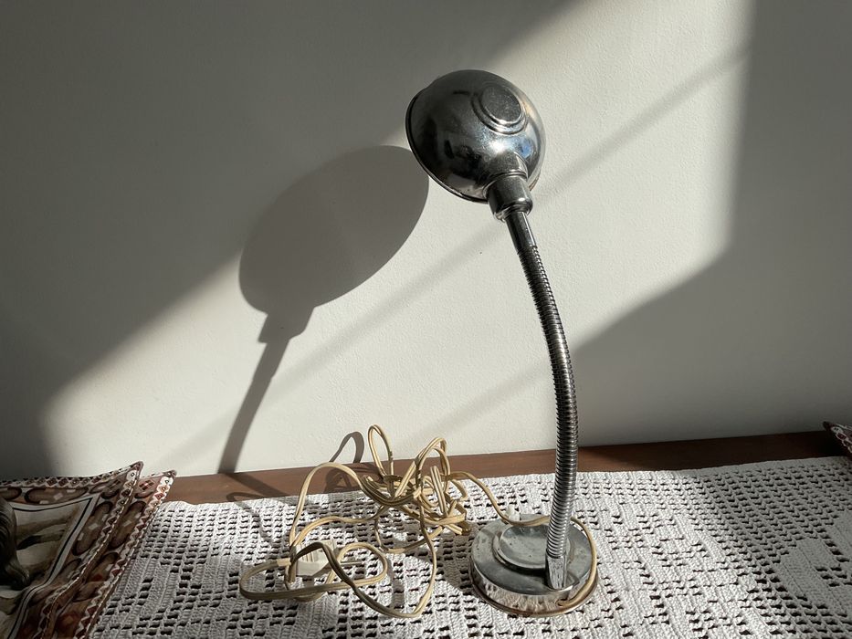 Vintage lamp, silver with lead 45/50+years old