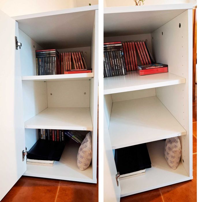 ALEX, IKEA - Módulo de arrumação, branco, 36x70 cm (NOVO)