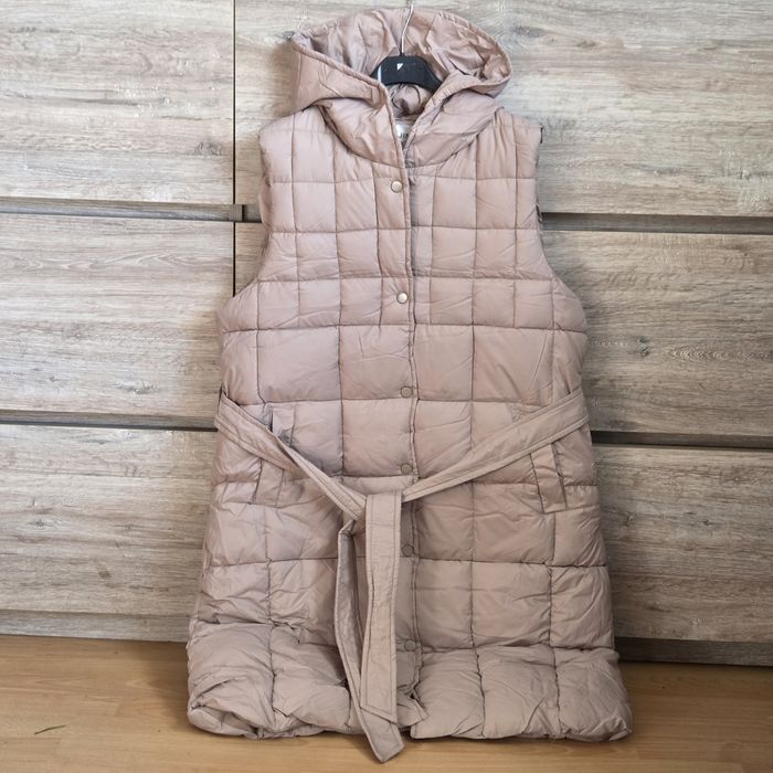 Bezrękawnik damski rozmiar XL beżowy