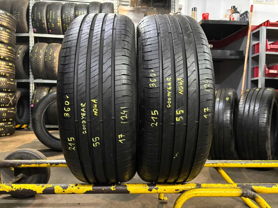 2X OPONY LETNIE 215/55R17 98W Goodyear EfficientGrip 2 XL 2024R NOWE!