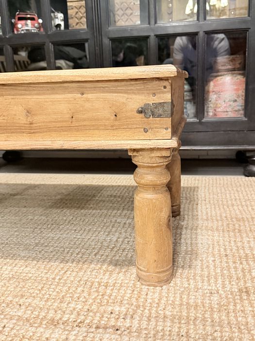 mesa, centro, apoio, antiga, talha, oriental, indiana, rustica