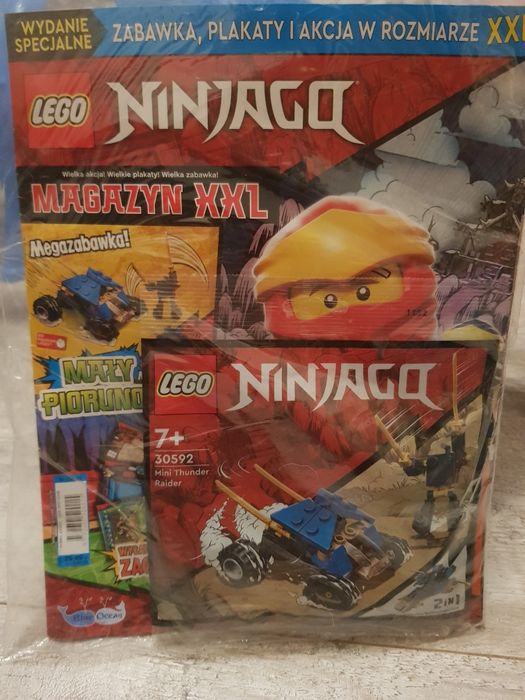 Lego Ninjago klocki robot ninja samochód auto gazeta 2/2022