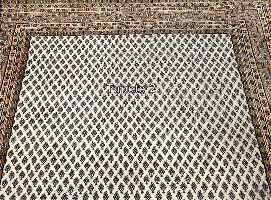 Conjunto de 2 tapetes Persas SAROUGH MIR - Lã s/Algod. - 238cm x 168cm