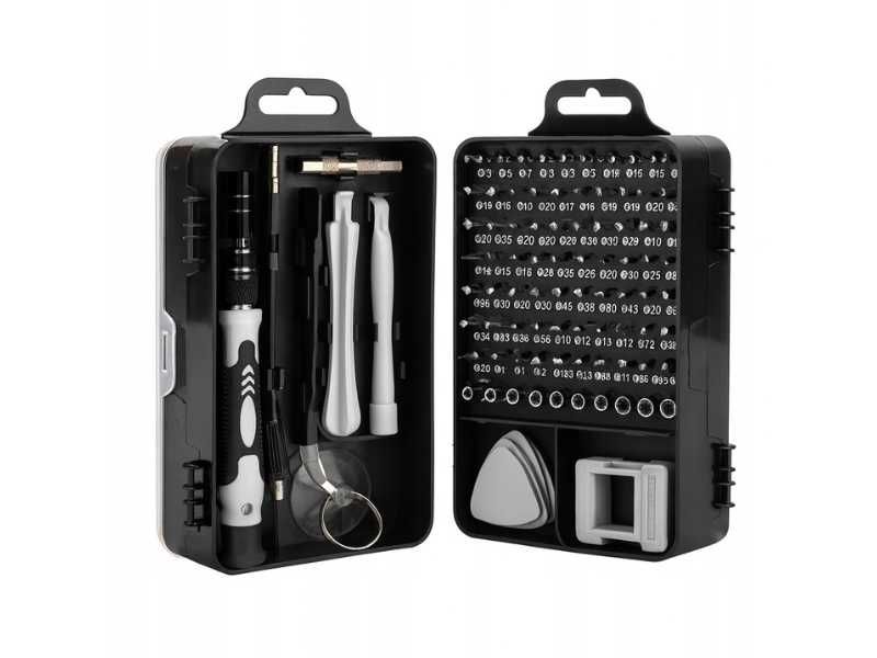 Śrubokręty precyzyjne 115 elementów TORX HEX do elektroniki GSM laptop