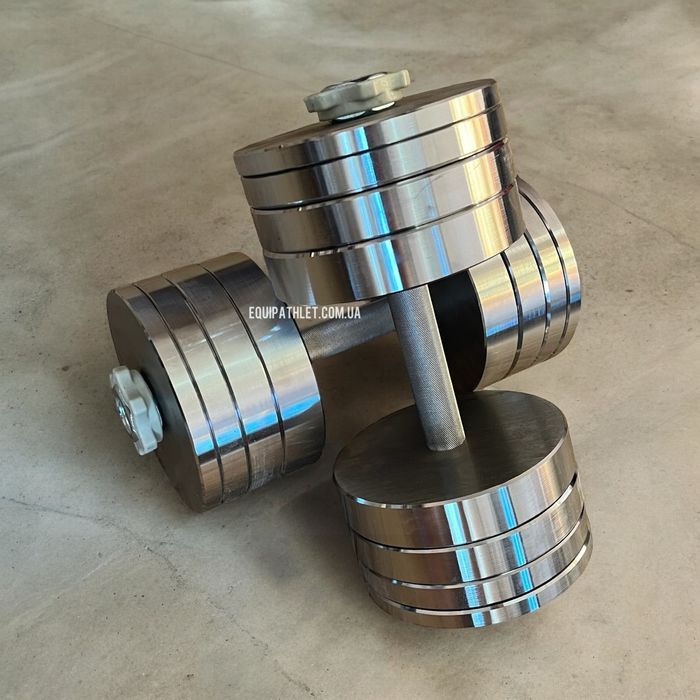 Гантелі розбірні металеві сталеві 8 до 90КГ 1/2шт 18 20 30 40 гантели