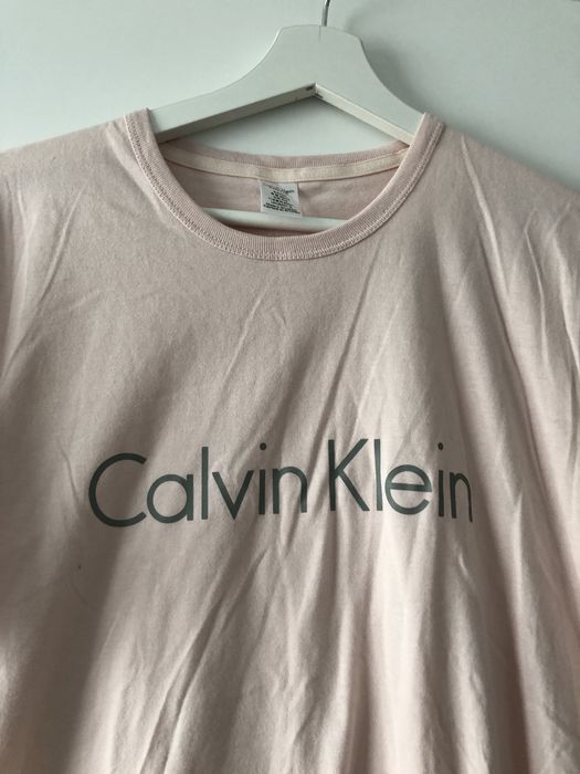 bluzka Calvin Klein pudrowy róż