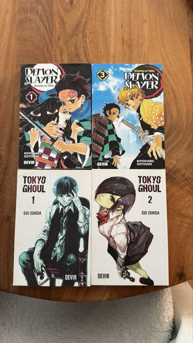 Manga Demon Slayer + Tokyo Ghoul