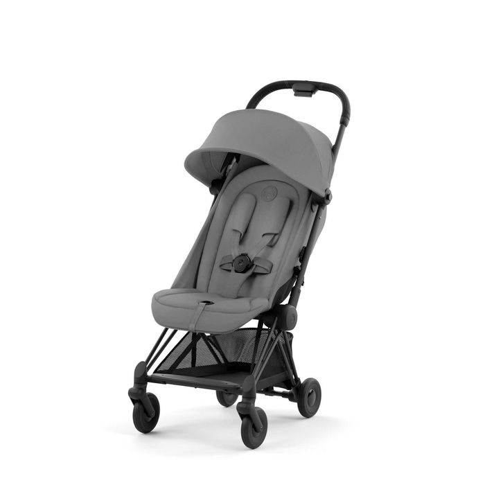 Прогулянкова коляска Cybex Coya. Шасі Chrome/Matt Black/Rosegold