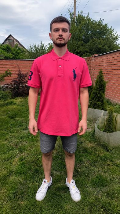 Яскраве поло Ralph Lauren Big Pony (3XL) як НОВЕ