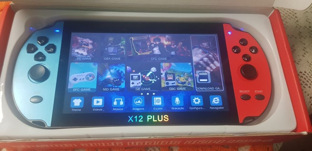 Consola Portátil X12 Plus # Tela Grande #