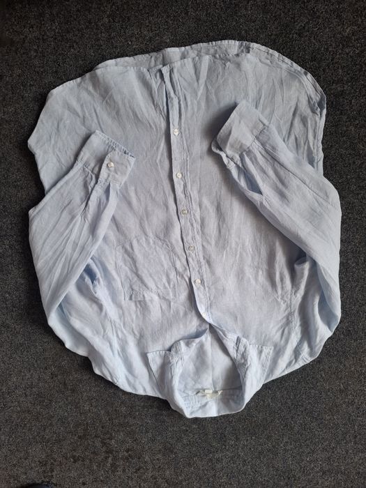 Рубашка льняная H&M разм.М