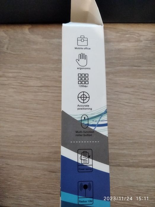 Myszka bezprzewodowa Bluetooth ładowana nowa