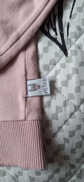 Bluza rozpinana króliczek kaptur uszy r. 98 Miś foch handmade