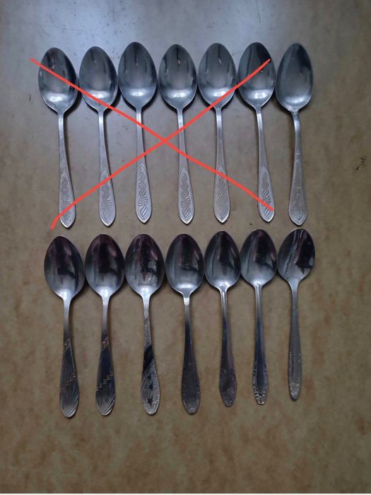 Ложки столовые новые из нержавеющей стали