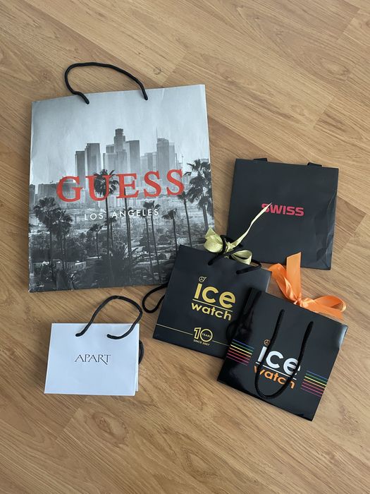 Torebki prezentowe okolicznościowe Guess Swiss Apart Ice Watch