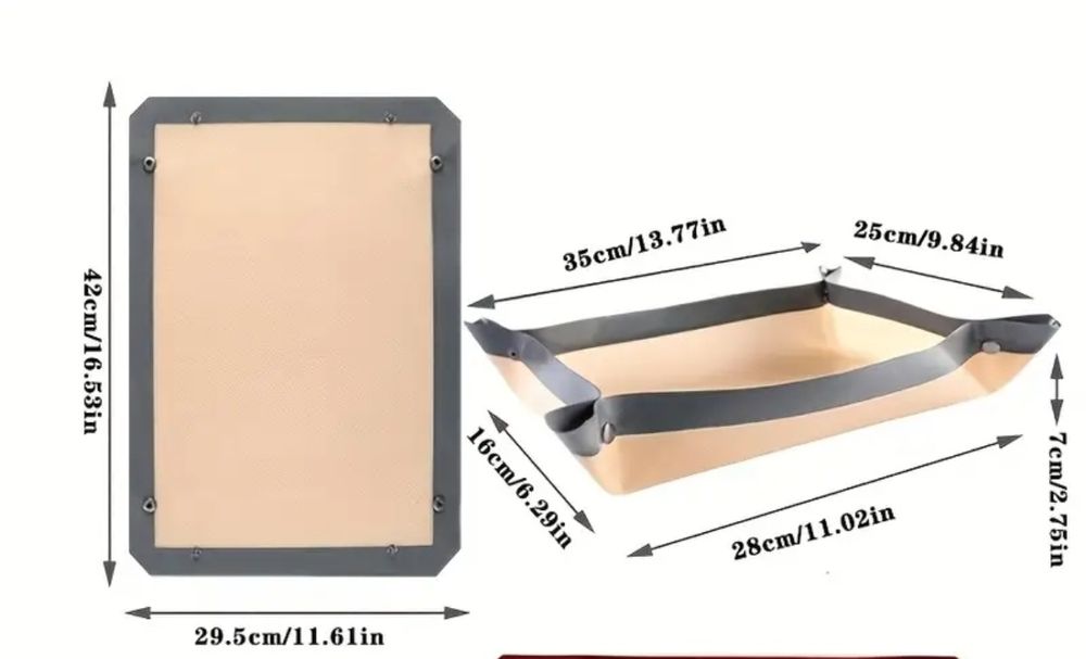 Силіконовий килимок для запікання на кпопках