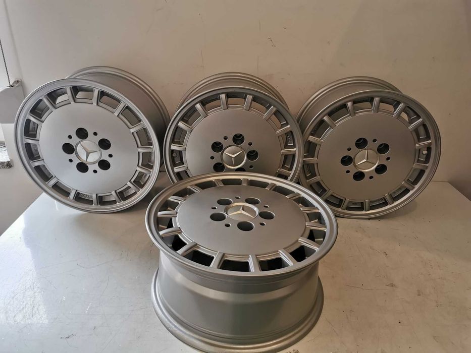 Alufelgi 15 5x112 MERCEDES  W190 W124 W126 Gullideckel