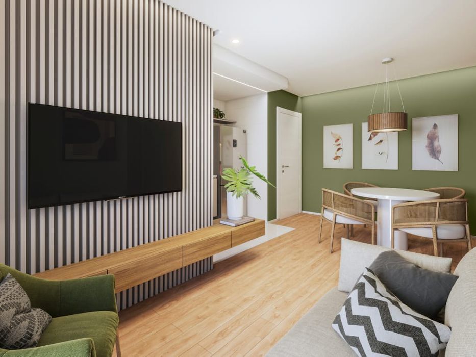 Faço pintura de interiores