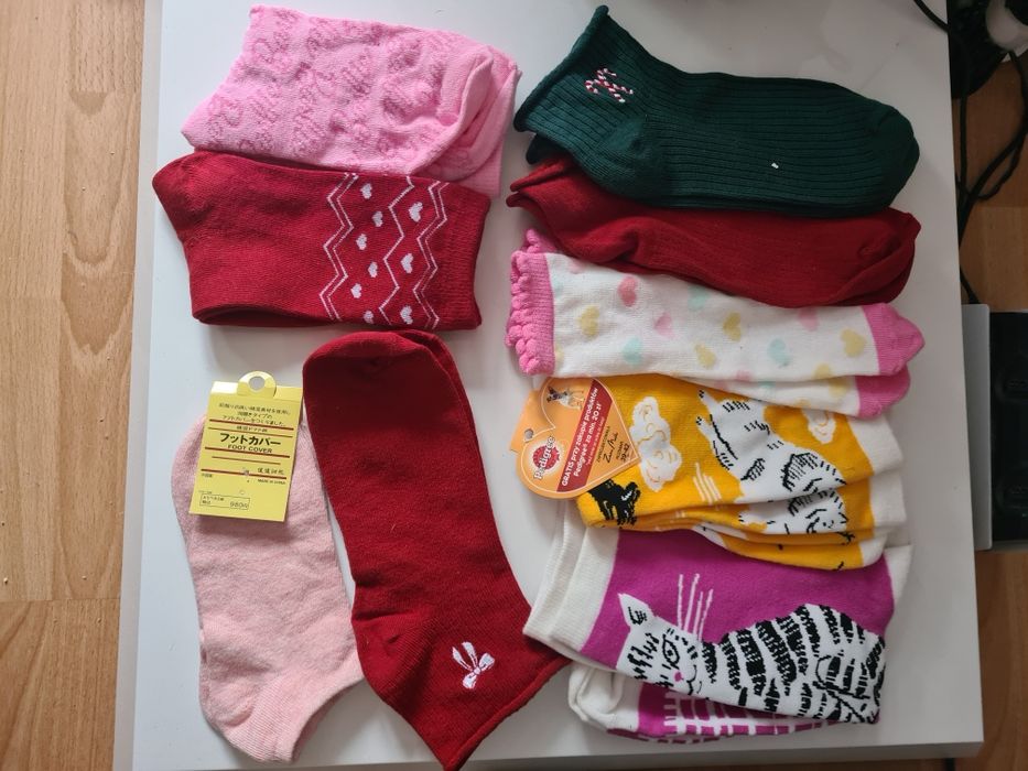 9 par skarpetek nowych tanio 36/39