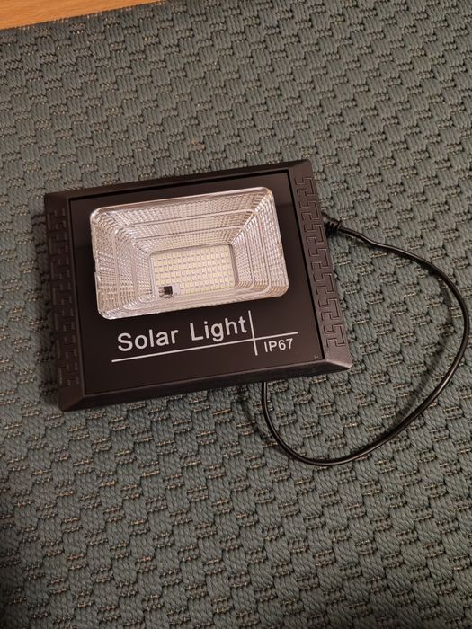 Luz holofote projetor solar LED 100w - Novo
