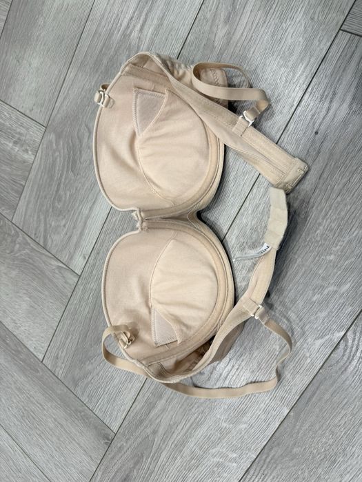 Biustonosz stanik samonośny beż nude gładki Nipplex 80b