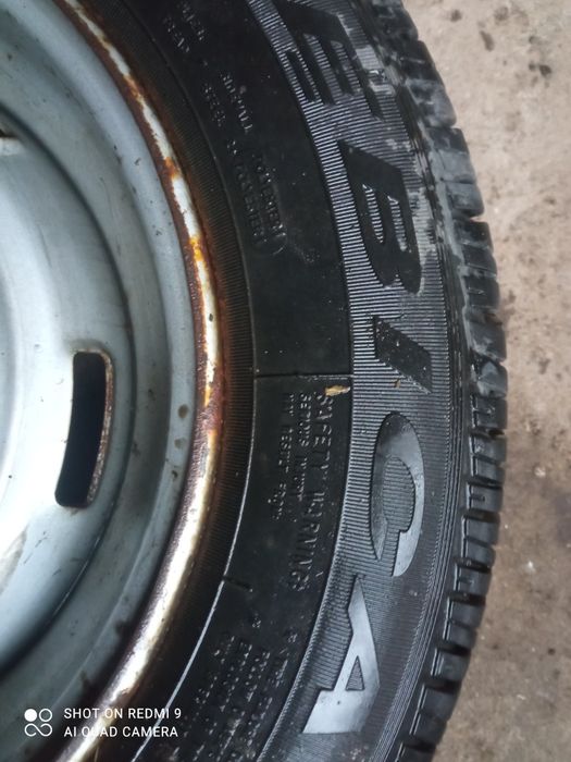 Koło i 2 felgi stalowe 12