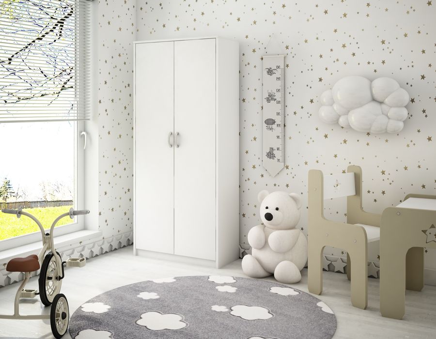 Nowa szafa regał biały (6 półek) 180x74x35 - DOSTĘPNE OD RĘKI