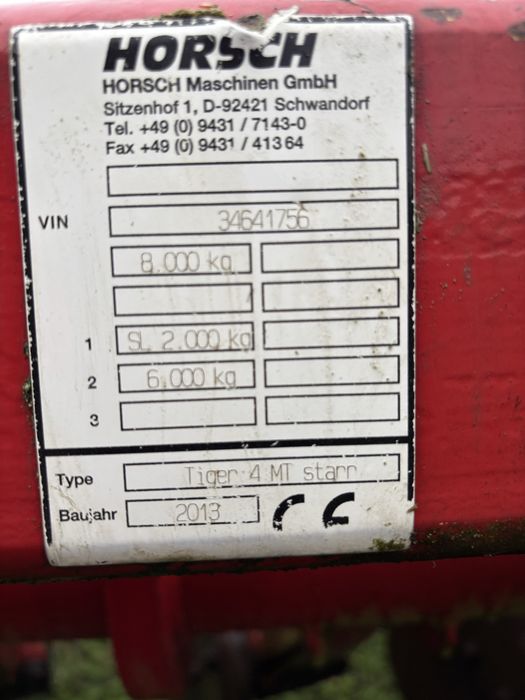 Глибокорозпушувач Horsch Tiger 4MT