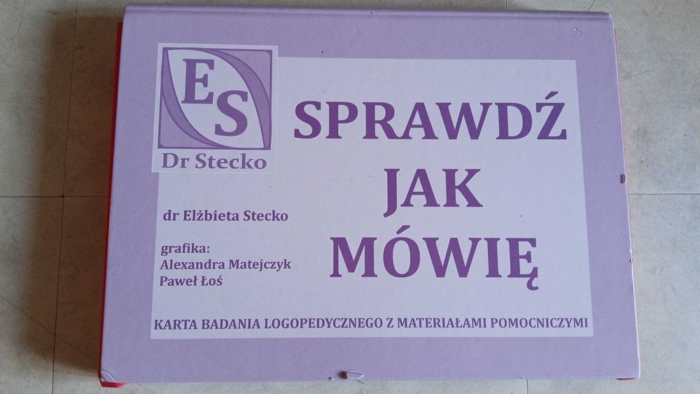 Sprawdź jak mówię. Karta badania logopedyczneg z mat. pomocniczymi.