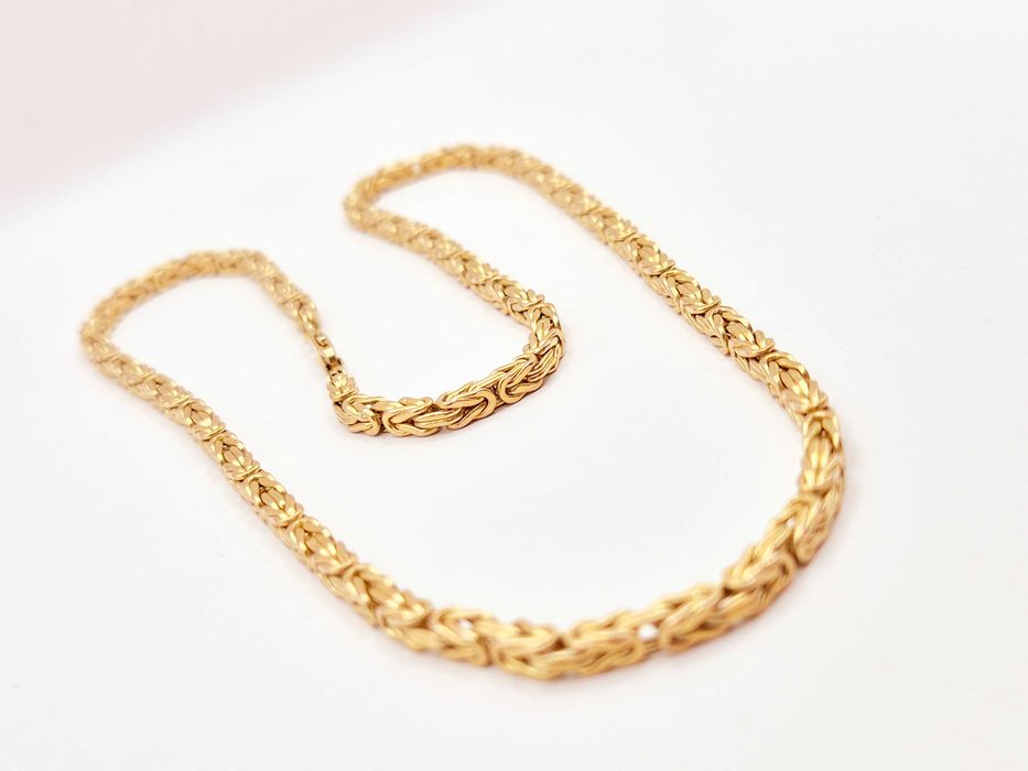 Złoty łańcuszek 585 (14K) Królewski