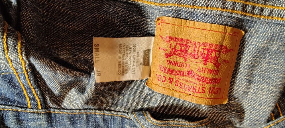 damska kurtka jeansowa levis S