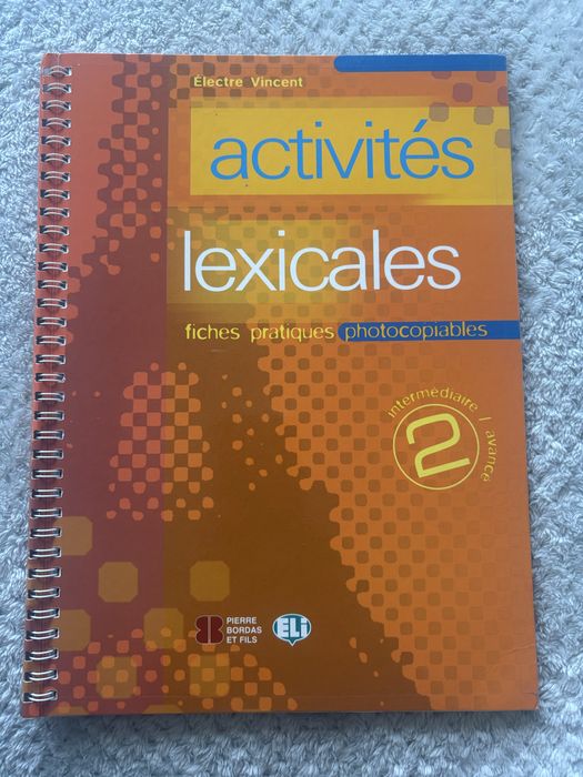 Activités lexicales francuski