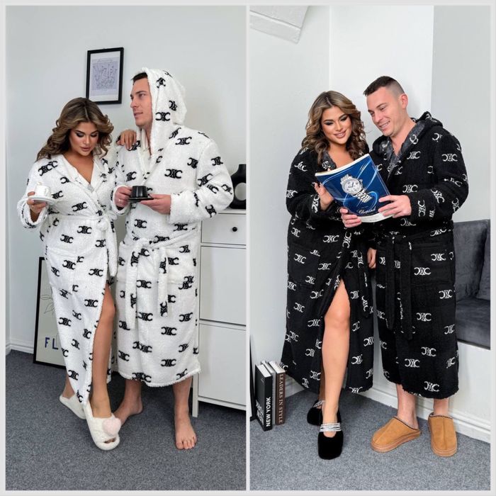 Мужской + Женский халат/ Чоловічий + Жіночий халат 1012